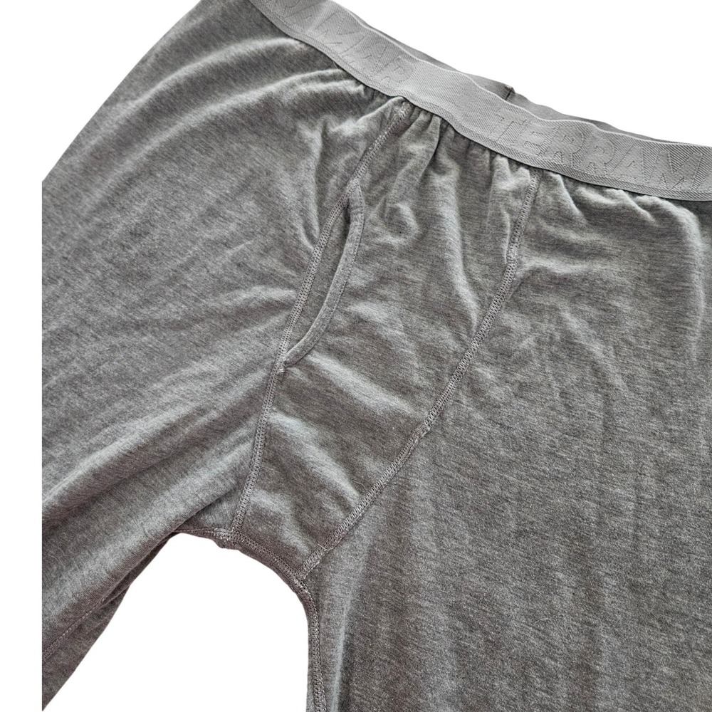 TERRAMAR  Climasense 30 Thermal Base Layer Pants Mens XLT Gray Merino Wool Blend